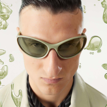Komono Sonnenbrille Glitch Moss matt grün getönte Gläser, style